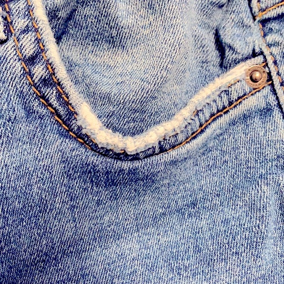 Zara Midrise Floral Embroidered Skinny Jeans Size 2 - Picture 8 of 11